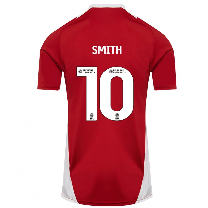 Danxen Criança Camisola Harry Smith #10 Vermelho Branco Dourado Principal 2025/26 Camisa Brasil