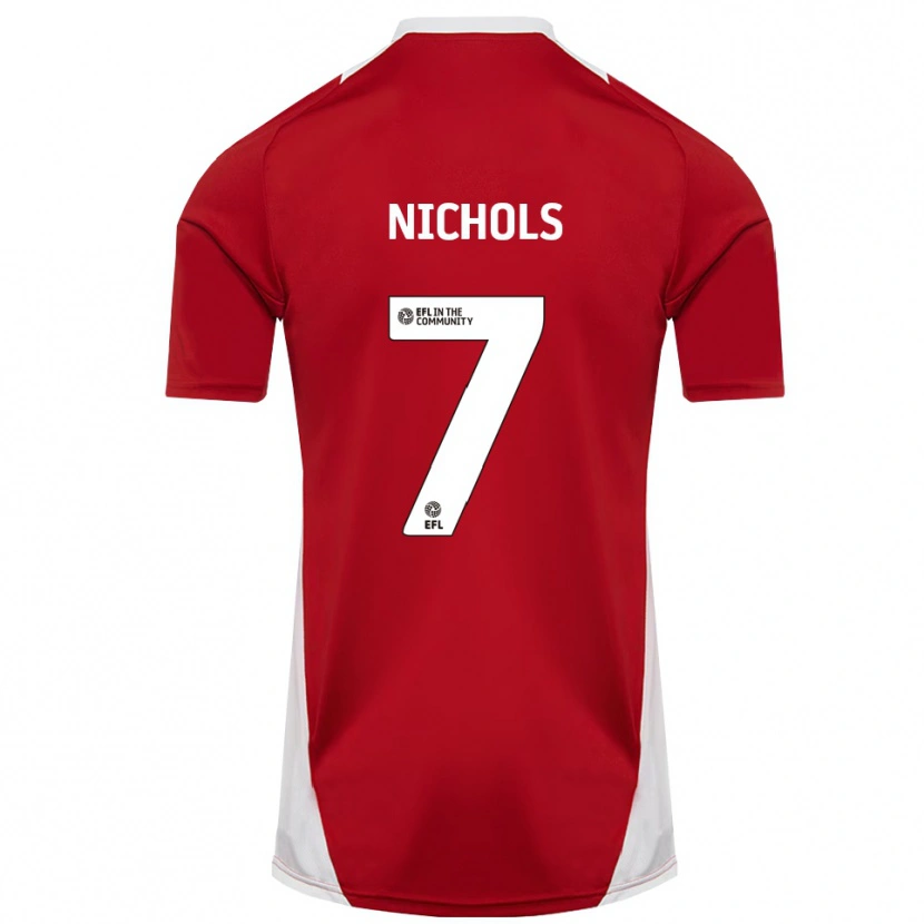 Danxen Criança Camisola Tom Nichols #7 Vermelho Branco Dourado Principal 2025/26 Camisa Brasil