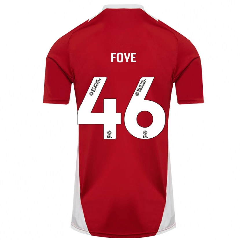 Danxen Criança Camisola Owen Foye #46 Vermelho Branco Dourado Principal 2025/26 Camisa Brasil