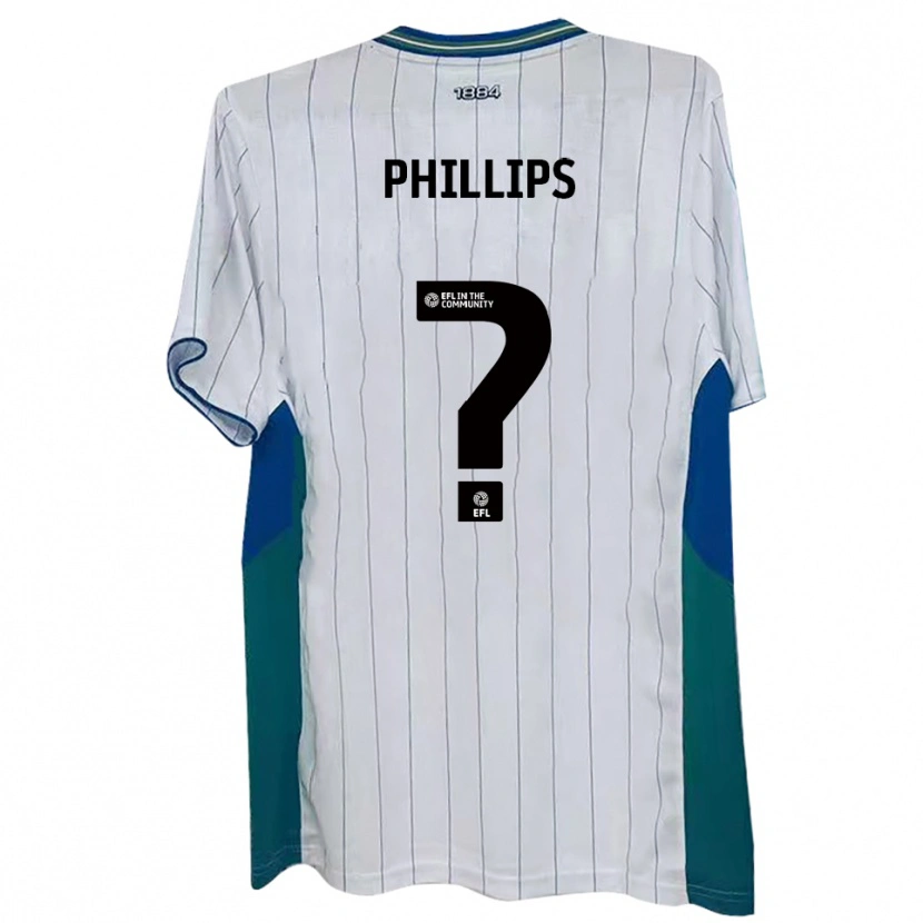 Danxen Criança Camisola Ruby Phillips #0 Branco Verde Azul Principal 2025/26 Camisa Brasil