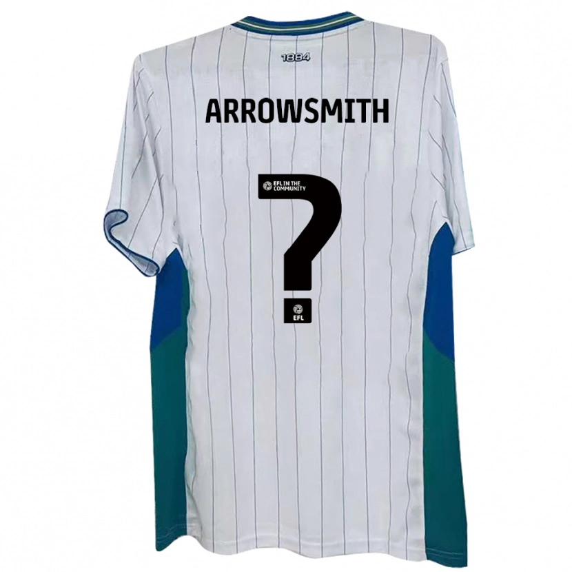 Danxen Criança Camisola Izzy Arrowsmith #0 Branco Verde Azul Principal 2025/26 Camisa Brasil