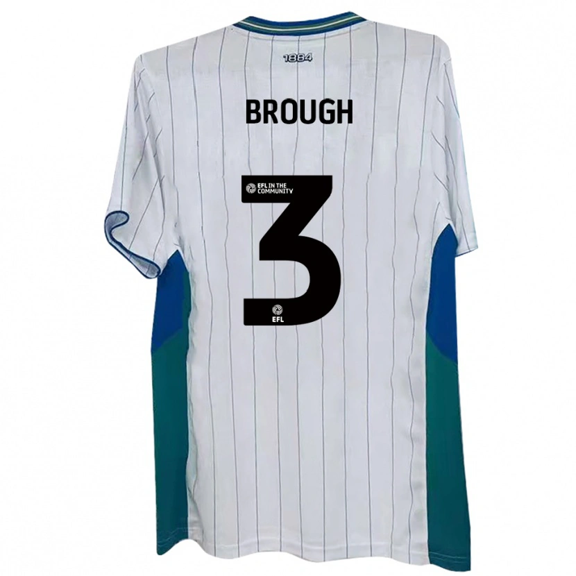 Danxen Criança Camisola Patrick Brough #3 Branco Verde Azul Principal 2025/26 Camisa Brasil