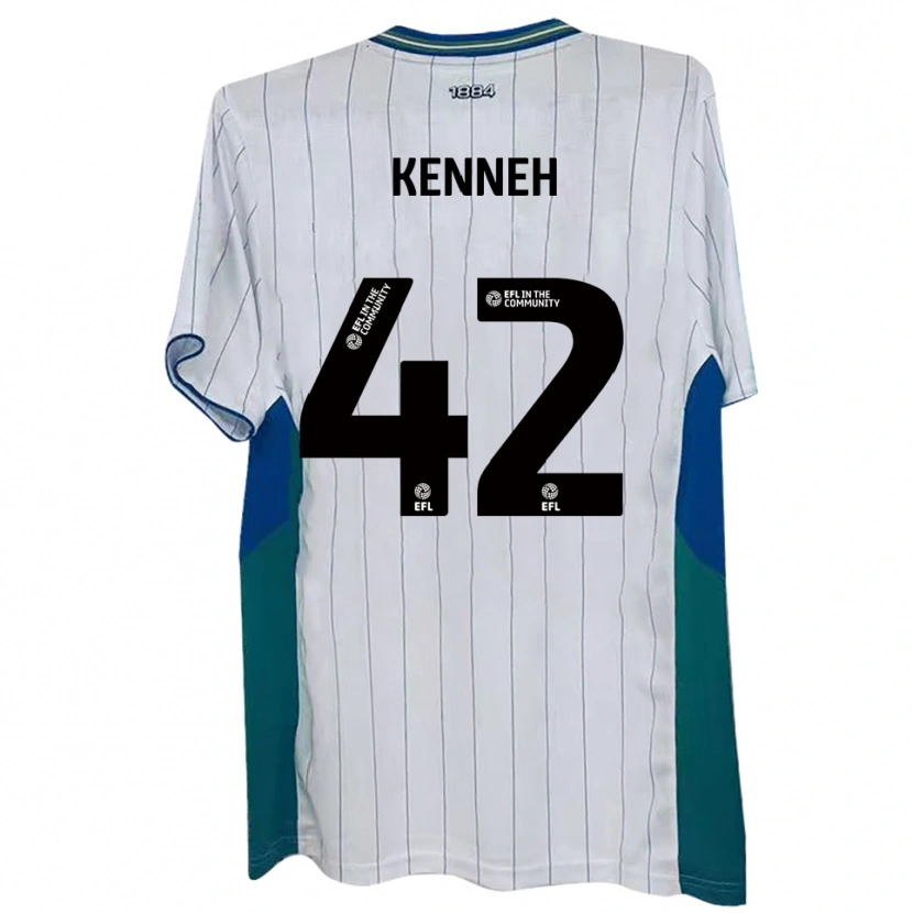 Danxen Criança Camisola Nohan Kenneh #42 Branco Verde Azul Principal 2025/26 Camisa Brasil