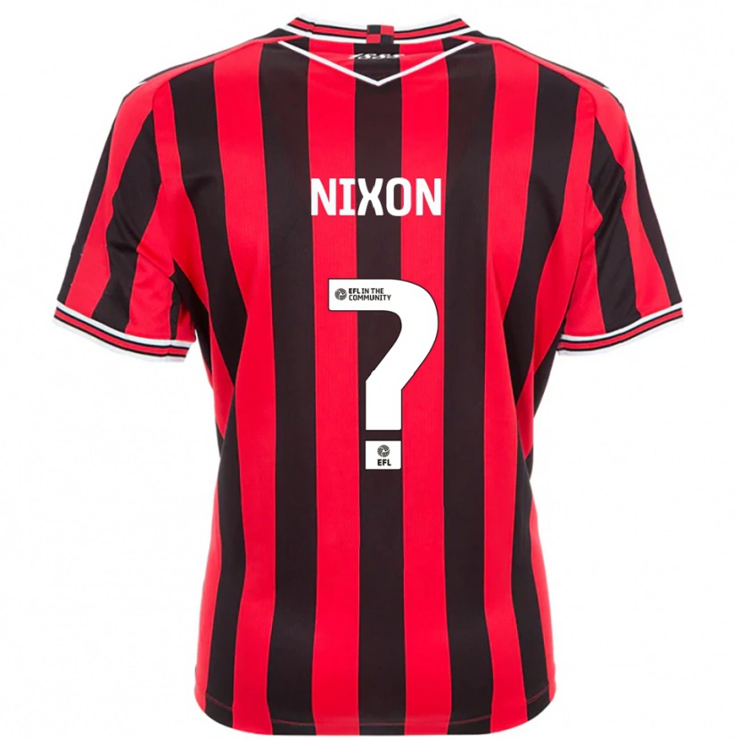 Danxen Criança Camisola Freya Nixon #0 Vermelho Preto Principal 2025/26 Camisa Brasil