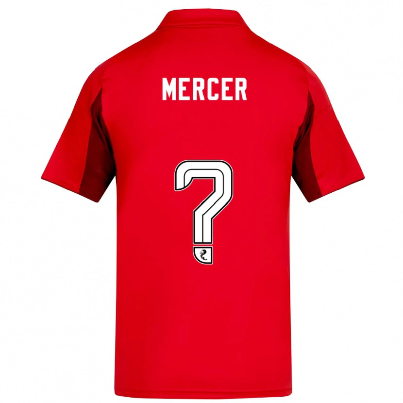 Danxen Criança Camisola Jamie Mercer #0 Vermelho Vinho Principal 2025/26 Camisa Brasil