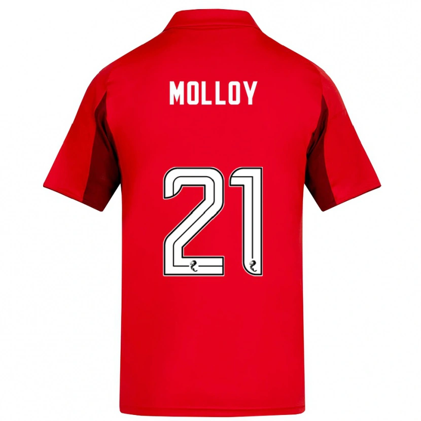 Danxen Criança Camisola Gavin Molloy #21 Vermelho Vinho Principal 2025/26 Camisa Brasil