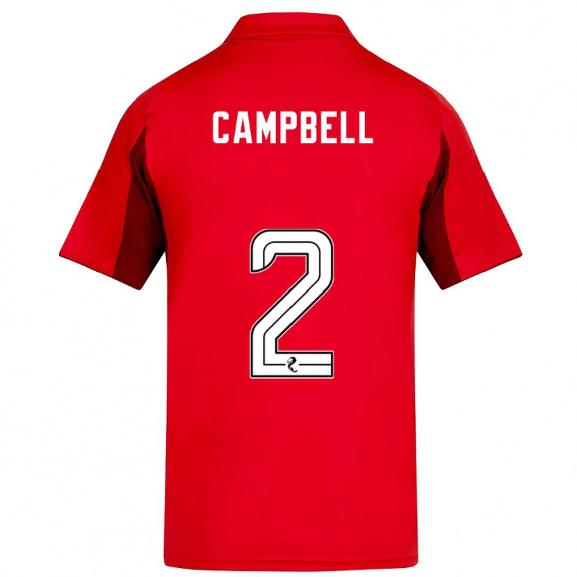 Danxen Criança Camisola Loren Campbell #2 Vermelho Vinho Principal 2025/26 Camisa Brasil