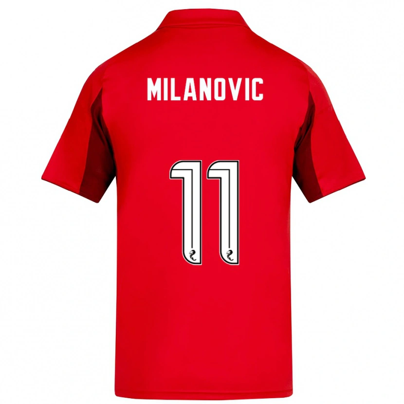 Danxen Criança Camisola Nicolas Milanovic #11 Vermelho Vinho Principal 2025/26 Camisa Brasil