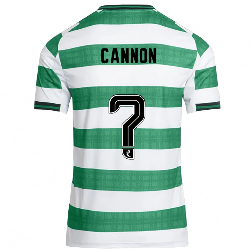 Danxen Criança Camisola Aidan Cannon #0 Verde Branco Principal 2025/26 Camisa Brasil