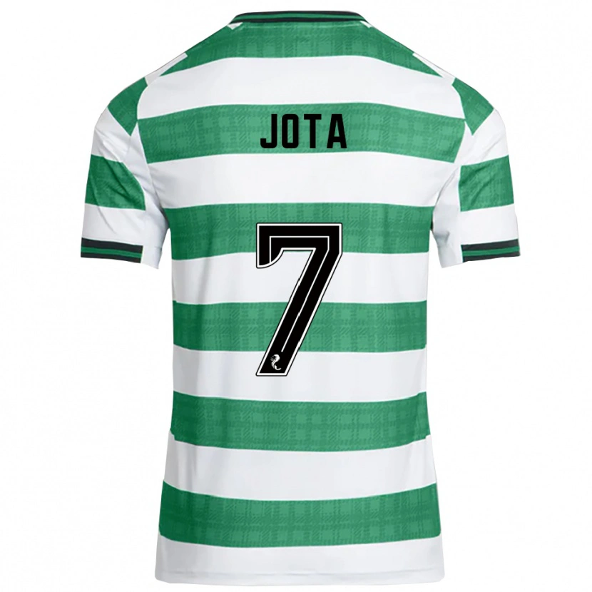 Danxen Criança Camisola Jota #7 Verde Branco Principal 2025/26 Camisa Brasil