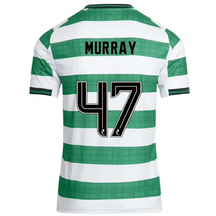 Danxen Criança Camisola Dane Murray #47 Verde Branco Principal 2025/26 Camisa Brasil