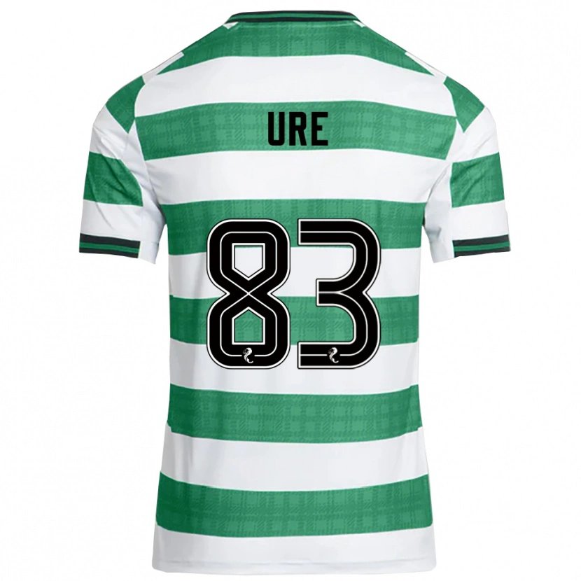 Danxen Criança Camisola Kyle Ure #83 Verde Branco Principal 2025/26 Camisa Brasil