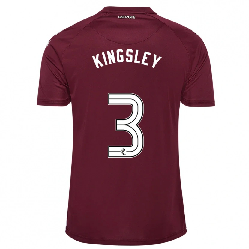 Danxen Criança Camisola Stephen Kingsley #3 Vinho Branco Principal 2025/26 Camisa Brasil