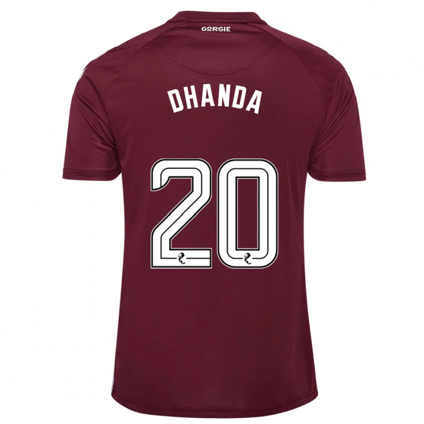 Danxen Criança Camisola Yan Dhanda #20 Vinho Branco Principal 2025/26 Camisa Brasil