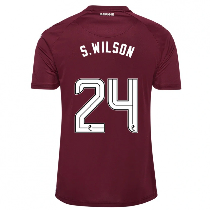 Danxen Criança Camisola Stanley Wilson #24 Vinho Branco Principal 2025/26 Camisa Brasil