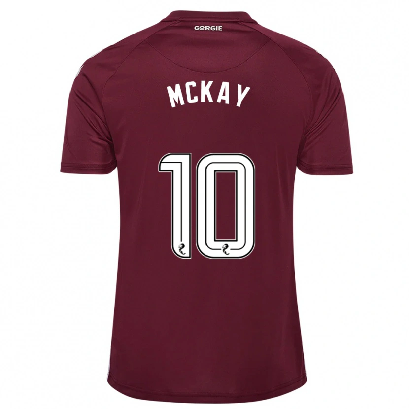Danxen Criança Camisola Barrie Mckay #10 Vinho Branco Principal 2025/26 Camisa Brasil