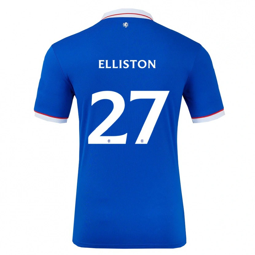 Danxen Criança Camisola Maddie Elliston #27 Azul Branco Principal 2025/26 Camisa Brasil