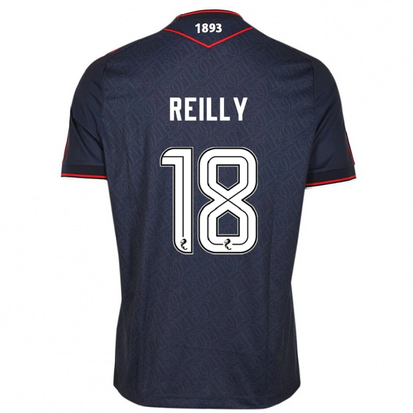 Danxen Criança Camisola Charlie Reilly #18 Azul Marinho Branco Principal 2025/26 Camisa Brasil
