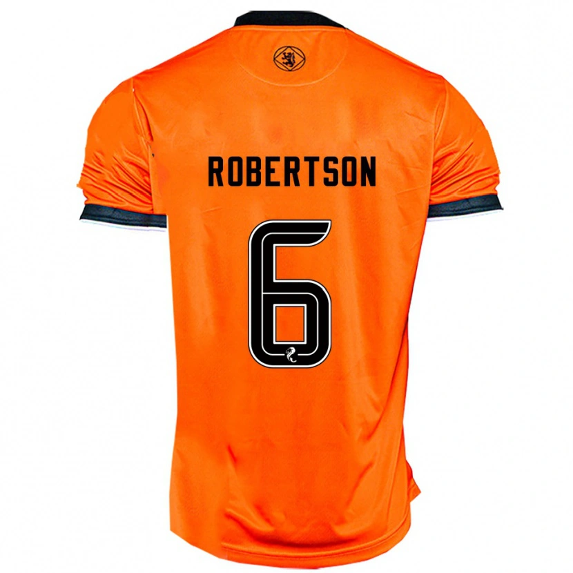 Danxen Criança Camisola Ashley Robertson #6 Laranja Preto Principal 2025/26 Camisa Brasil