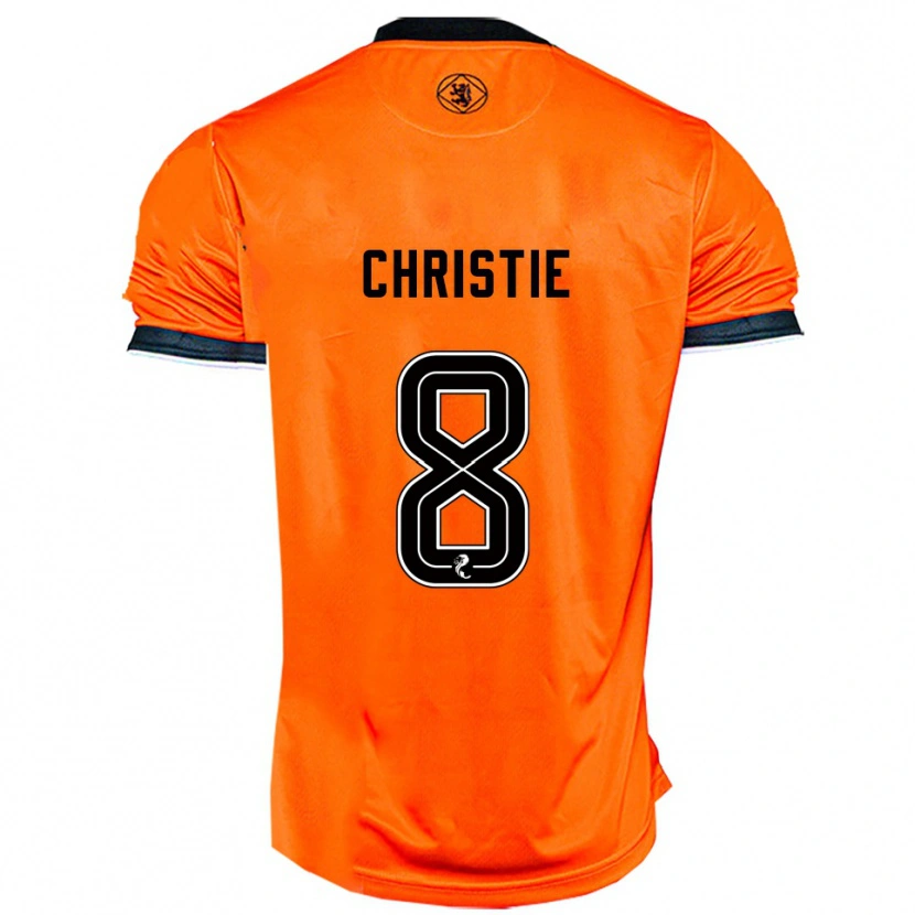 Danxen Criança Camisola Summer Christie #8 Laranja Preto Principal 2025/26 Camisa Brasil
