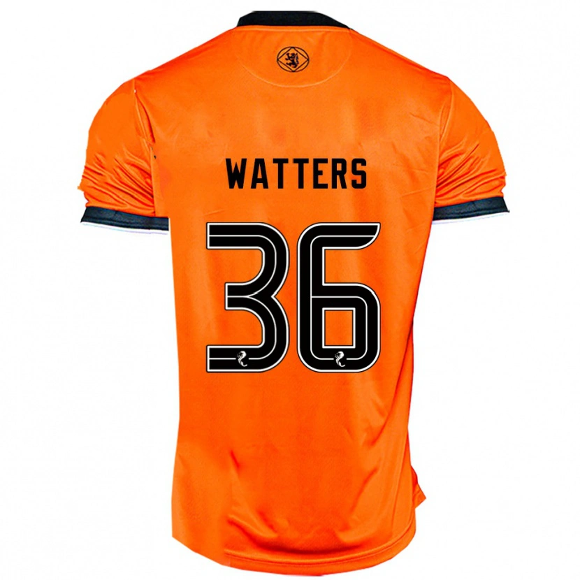 Danxen Criança Camisola Max Watters #36 Laranja Preto Principal 2025/26 Camisa Brasil