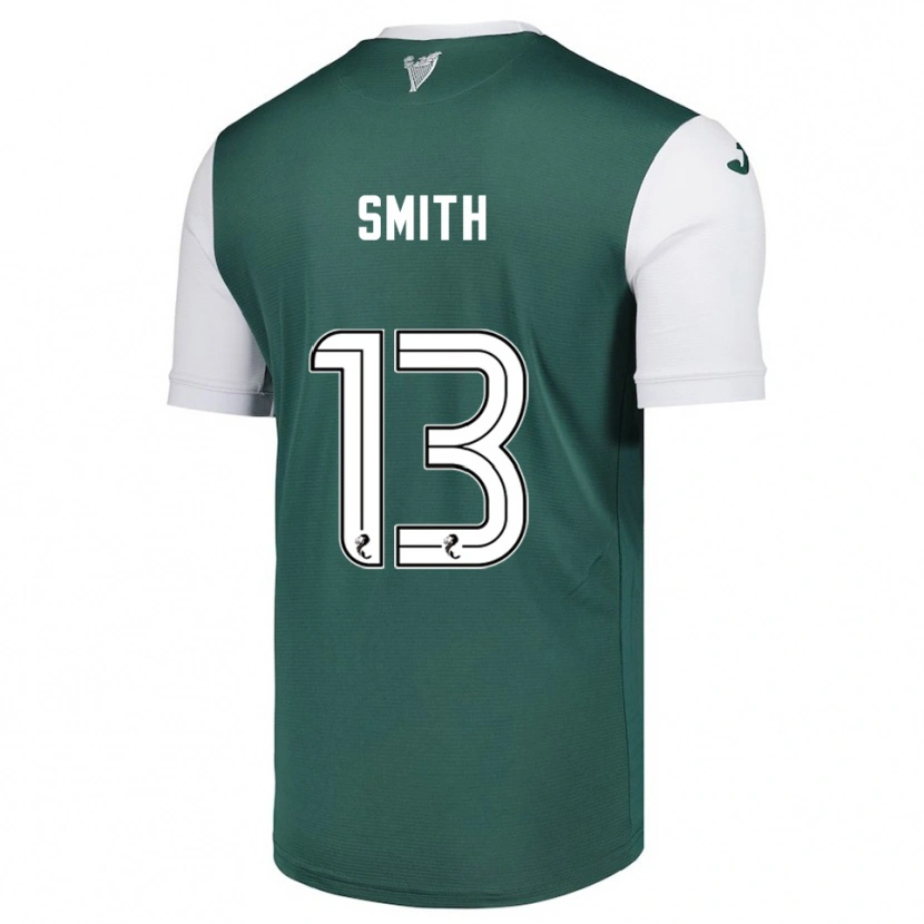 Danxen Criança Camisola Jordan Smith #13 Verde Branco Principal 2025/26 Camisa Brasil