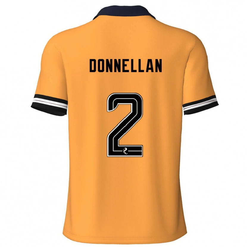 Danxen Criança Camisola Shaun Donnellan #2 Amarelo Preto Principal 2025/26 Camisa Brasil