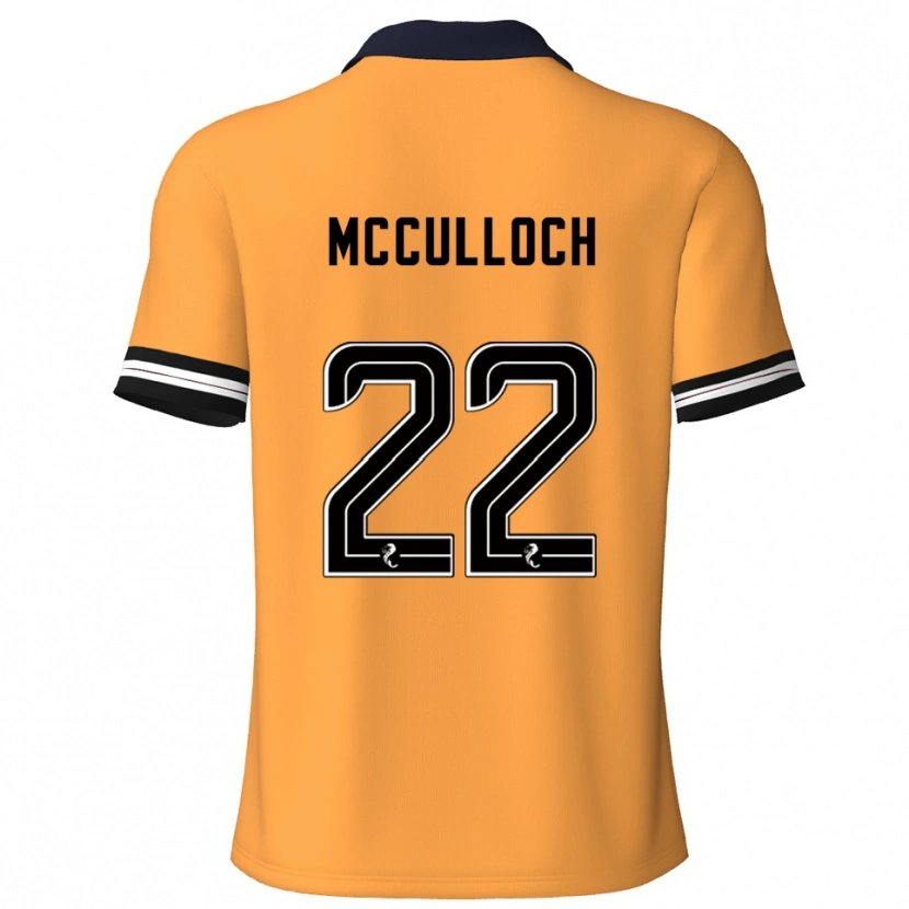 Danxen Criança Camisola Seren Mcculloch #22 Amarelo Preto Principal 2025/26 Camisa Brasil