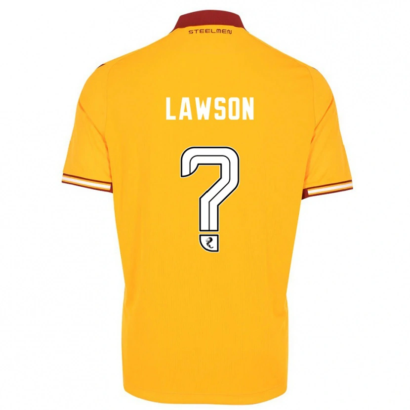 Danxen Criança Camisola Nathan Lawson #0 Amarelo Vinho Principal 2025/26 Camisa Brasil