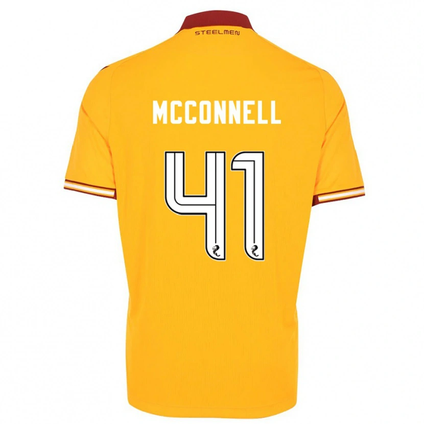 Danxen Criança Camisola Jack Mcconnell #41 Amarelo Vinho Principal 2025/26 Camisa Brasil