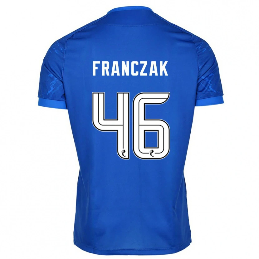 Danxen Criança Camisola Franciszek Franczak #46 Azul Branco Principal 2025/26 Camisa Brasil