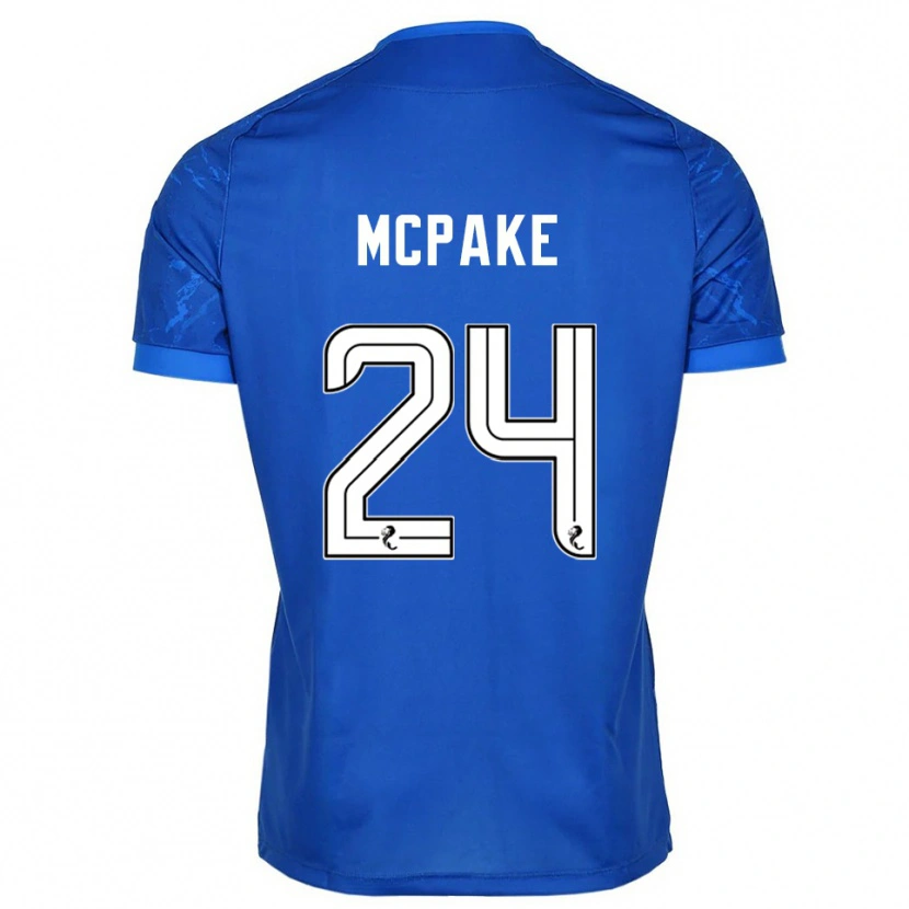 Danxen Criança Camisola Josh Mcpake #24 Azul Branco Principal 2025/26 Camisa Brasil