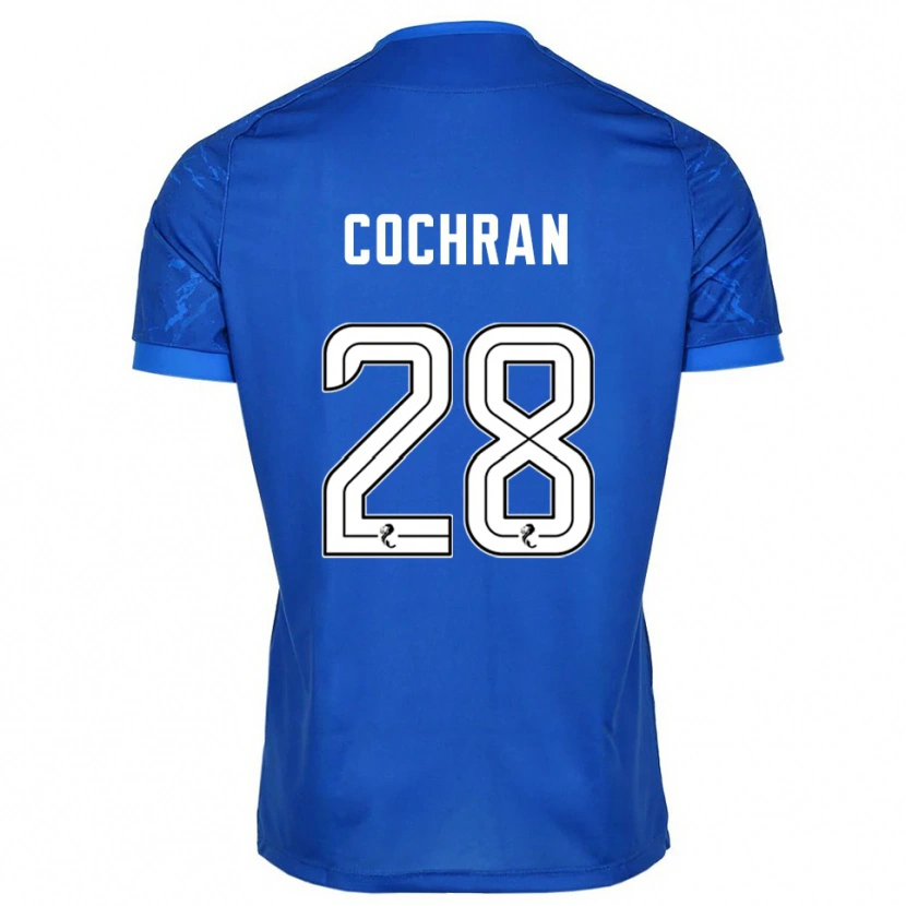 Danxen Criança Camisola Bobby Cochran #28 Azul Branco Principal 2025/26 Camisa Brasil