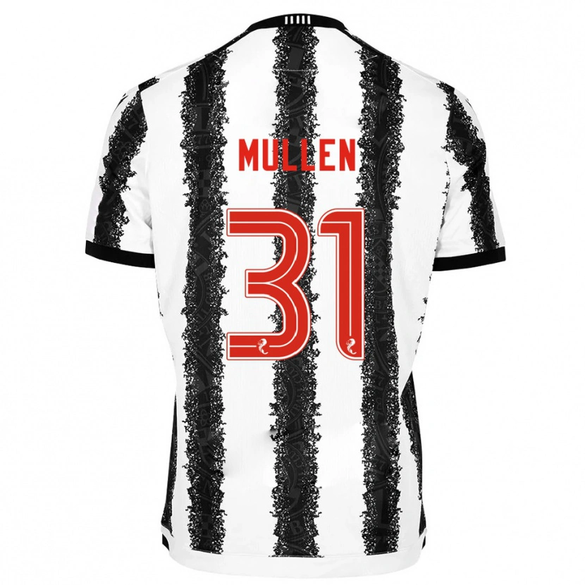 Danxen Criança Camisola Ryan Mullen #31 Branco Preto Principal 2025/26 Camisa Brasil