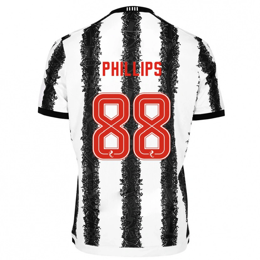 Danxen Criança Camisola Killian Phillips #88 Branco Preto Principal 2025/26 Camisa Brasil