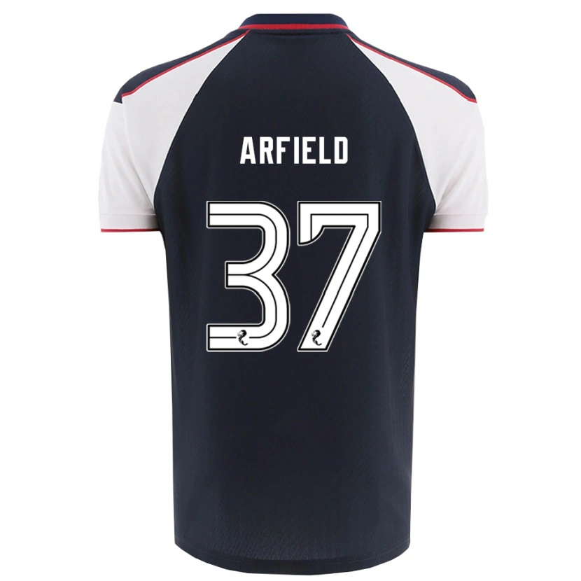 Danxen Criança Camisola Scott Arfield #37 Azul Marinho Branco Principal 2025/26 Camisa Brasil