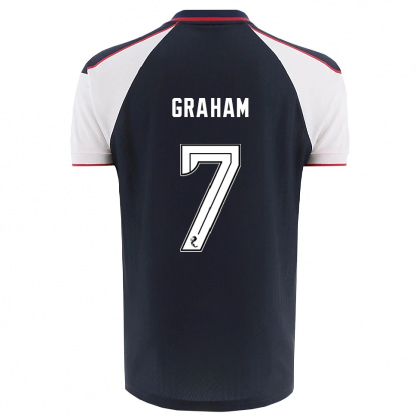 Danxen Criança Camisola Brian Graham #7 Azul Marinho Branco Principal 2025/26 Camisa Brasil