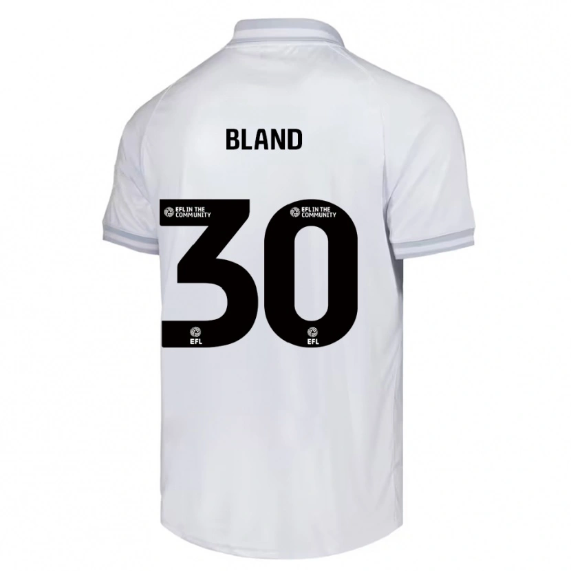 Danxen Criança Camisola Jonathan Bland #30 Branco Cinza Preto Alternativa 2025/26 Camisa Brasil