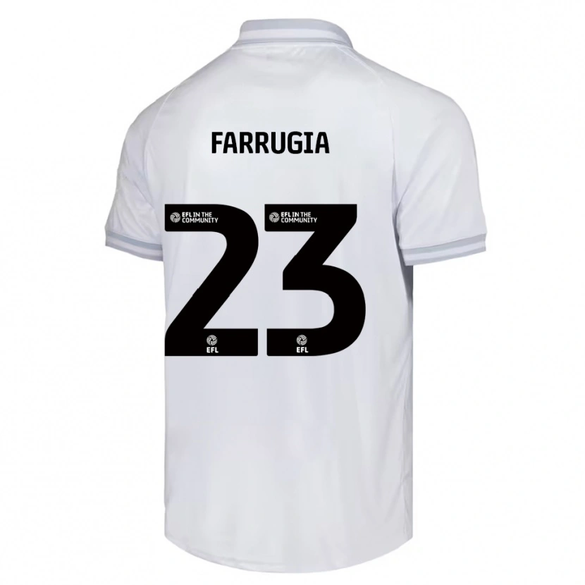 Danxen Criança Camisola Neil Farrugia #23 Branco Cinza Preto Alternativa 2025/26 Camisa Brasil