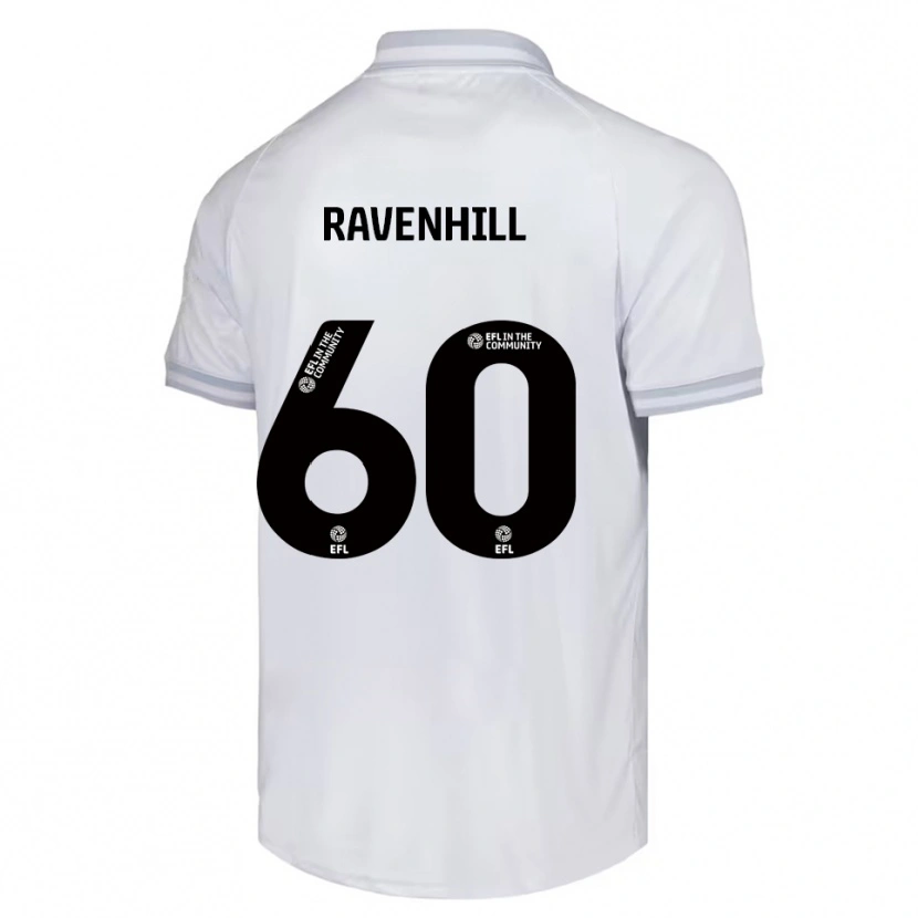 Danxen Criança Camisola Rogan Ravenhill #60 Branco Cinza Preto Alternativa 2025/26 Camisa Brasil