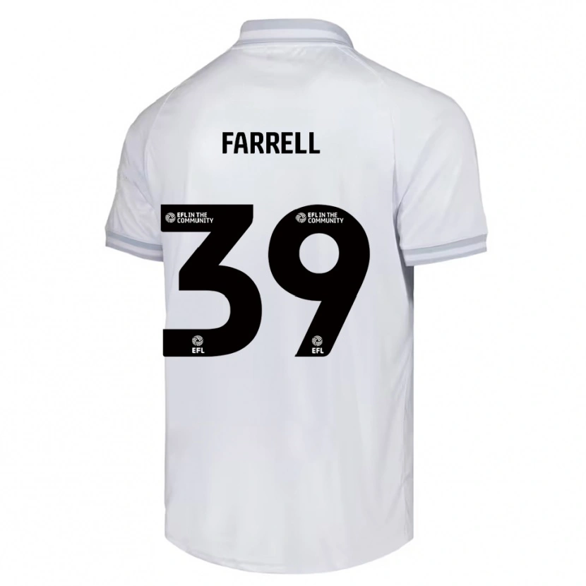 Danxen Criança Camisola Leo Farrell #39 Branco Cinza Preto Alternativa 2025/26 Camisa Brasil