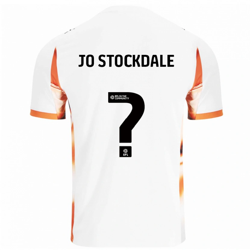 Danxen Criança Camisola Elly Jo Stockdale #0 Branco Laranja Preto Alternativa 2025/26 Camisa Brasil