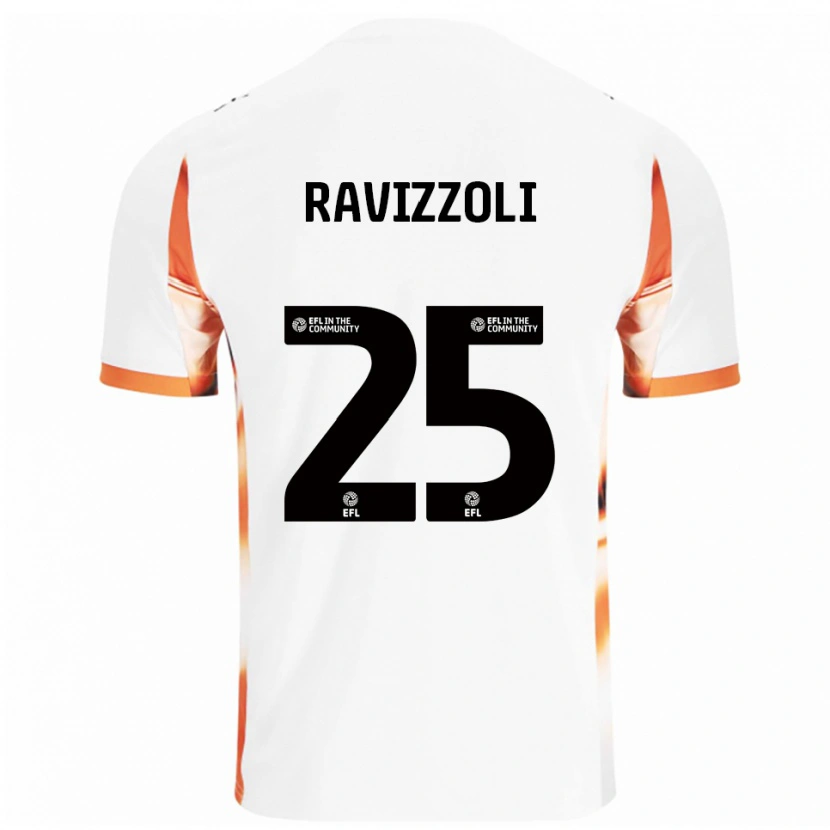 Danxen Criança Camisola Franco Ravizzoli #25 Branco Laranja Preto Alternativa 2025/26 Camisa Brasil