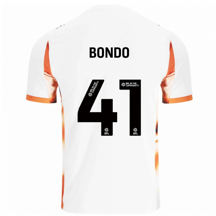 Danxen Criança Camisola Terry Bondo #41 Branco Laranja Preto Alternativa 2025/26 Camisa Brasil