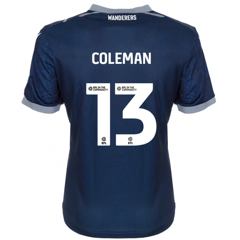 Danxen Criança Camisola Joel Coleman #13 Azul Marinho Cinza Alternativa 2025/26 Camisa Brasil