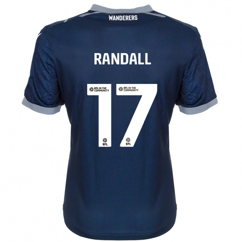 Danxen Criança Camisola Joel Randall #17 Azul Marinho Cinza Alternativa 2025/26 Camisa Brasil