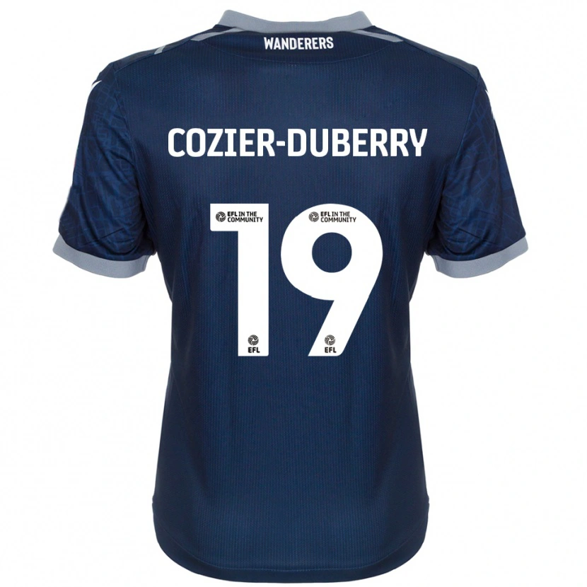 Danxen Criança Camisola Amario Cozier-Duberry #19 Azul Marinho Cinza Alternativa 2025/26 Camisa Brasil