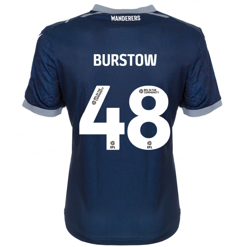 Danxen Criança Camisola Mason Burstow #48 Azul Marinho Cinza Alternativa 2025/26 Camisa Brasil