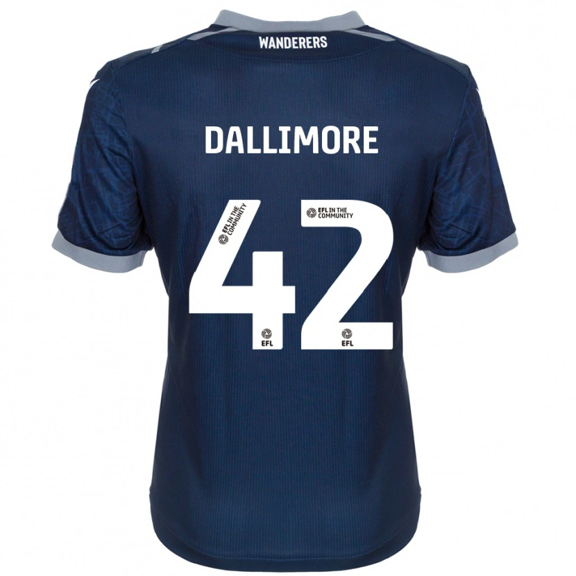 Danxen Criança Camisola Jack Dallimore #42 Azul Marinho Cinza Alternativa 2025/26 Camisa Brasil