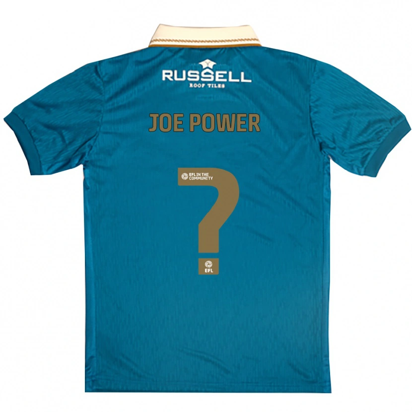 Danxen Criança Camisola John Joe Power #0 Azul Celeste Branco Alternativa 2025/26 Camisa Brasil